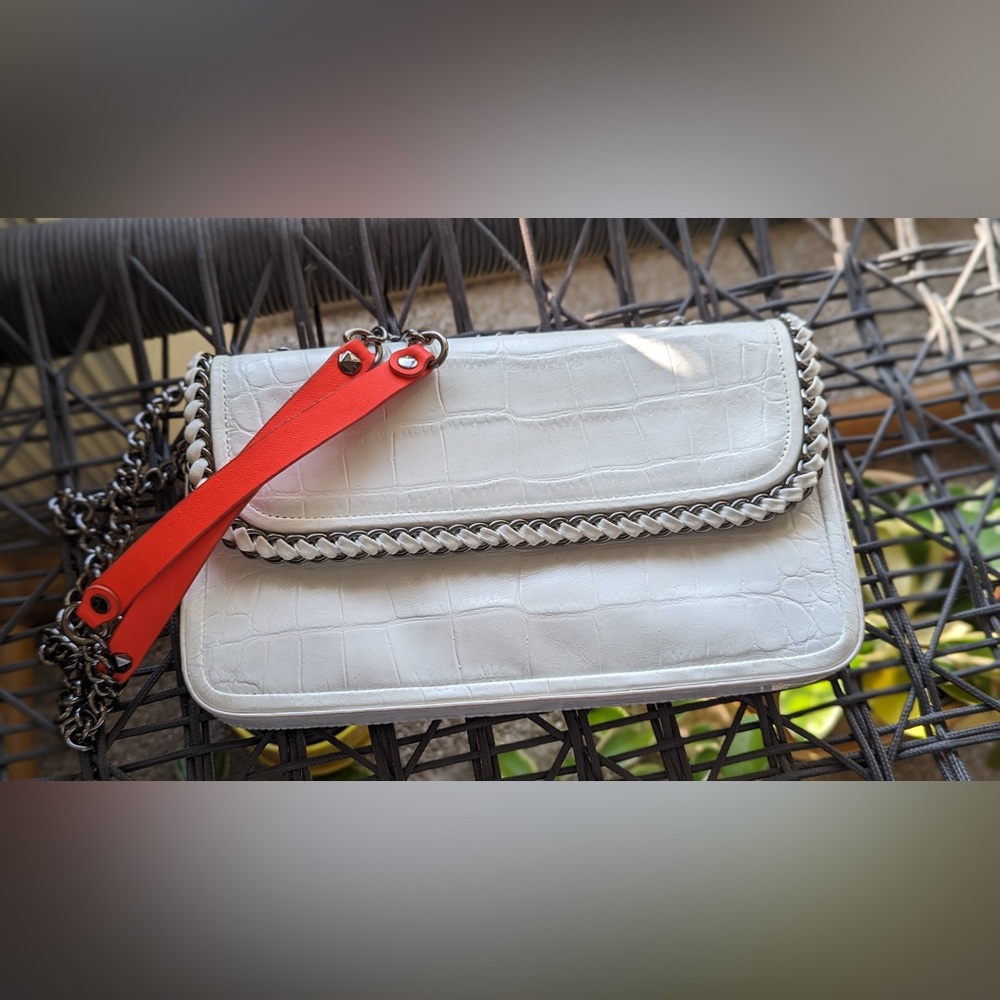 Henri Bendel never been used white shoulder bag